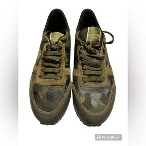 Valentino Garavani Stud Camo Sneakers